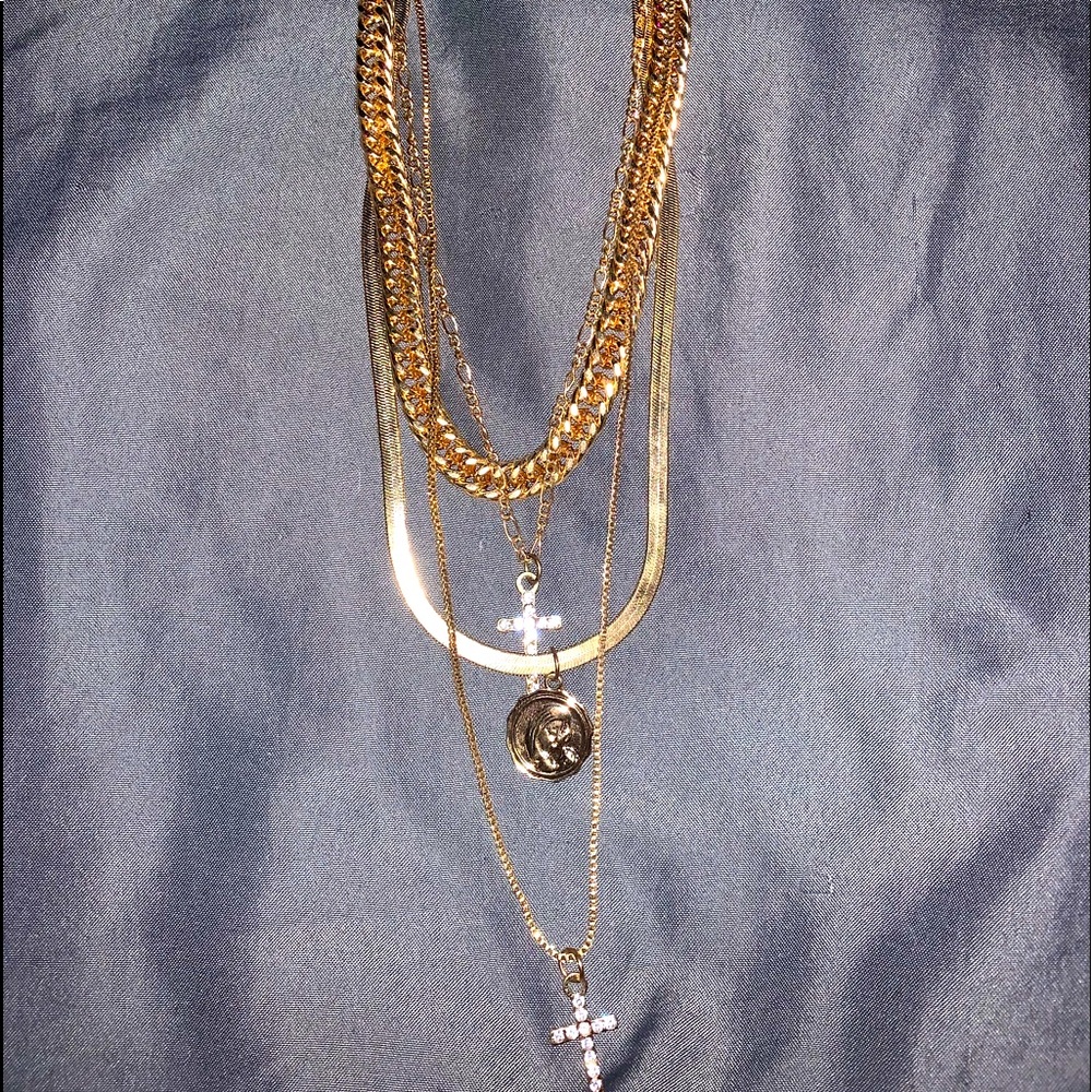 4 layer necklace